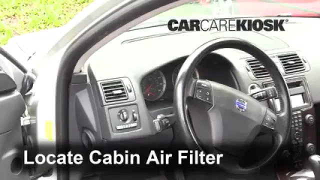 2007 Volvo V50 2.4i 2.4L 5 Cyl. Filtro de aire (interior) Cambio